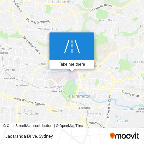 Jacaranda Drive map