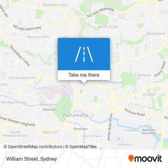 William Street map