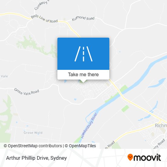 Arthur Phillip Drive map
