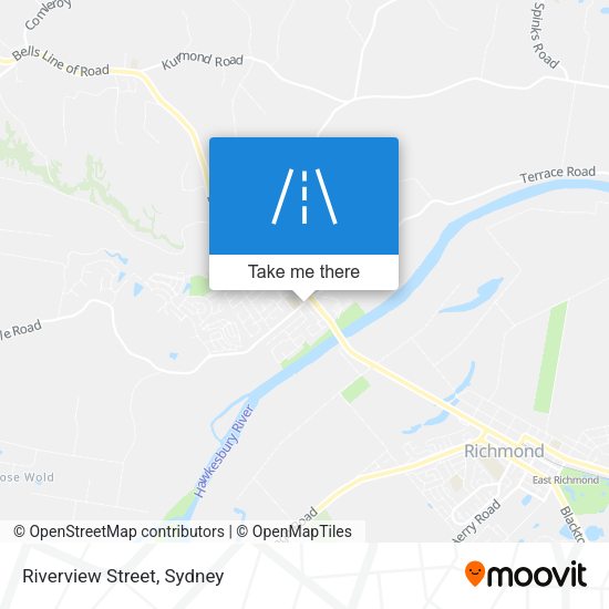 Riverview Street map