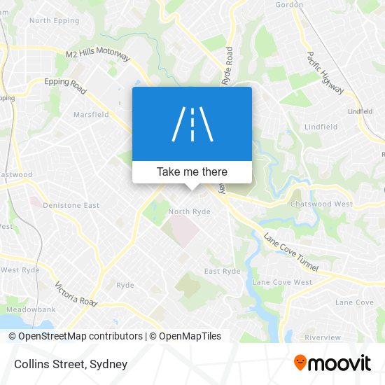 Collins Street map