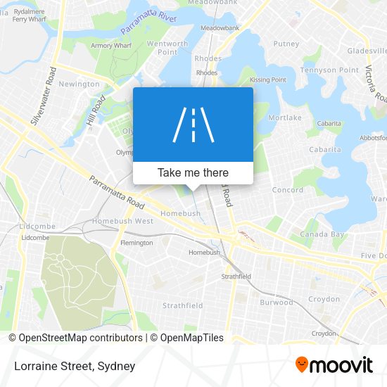 Lorraine Street map
