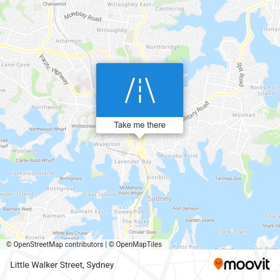 Little Walker Street map