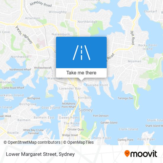 Lower Margaret Street map