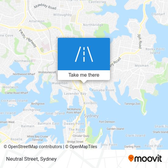 Neutral Street map