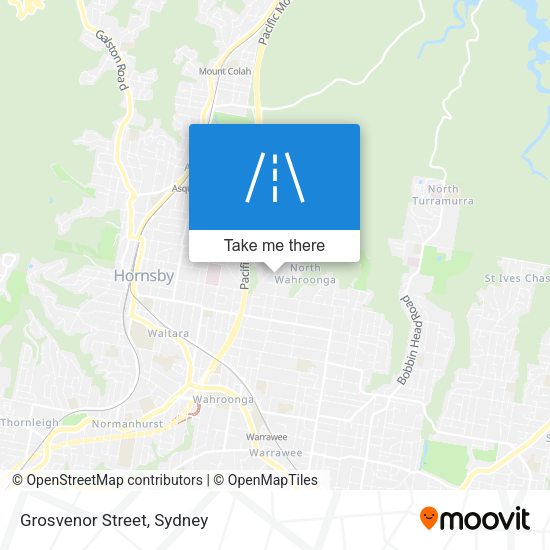 Grosvenor Street map