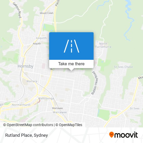 Rutland Place map