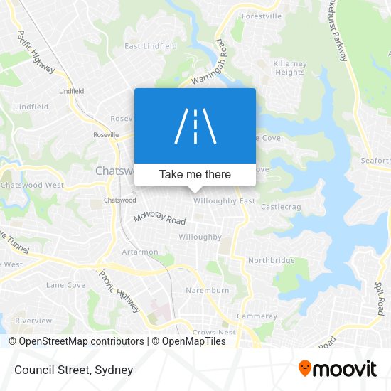 Council Street map