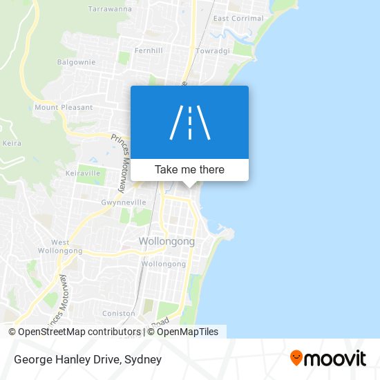 George Hanley Drive map