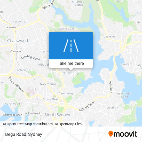 Bega Road map