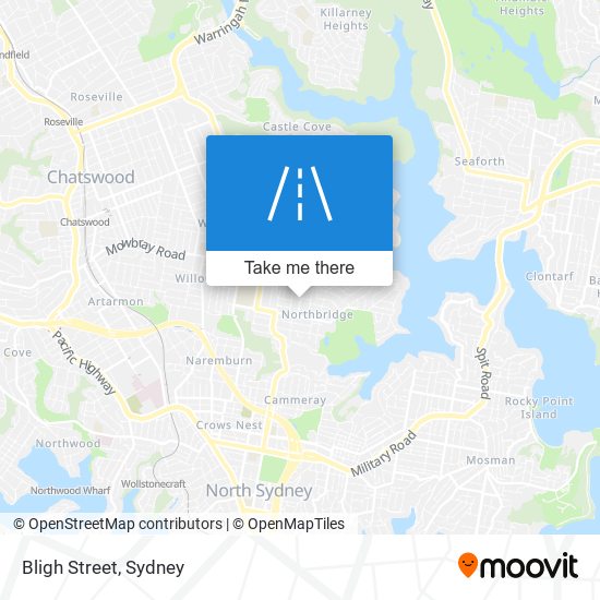 Bligh Street map