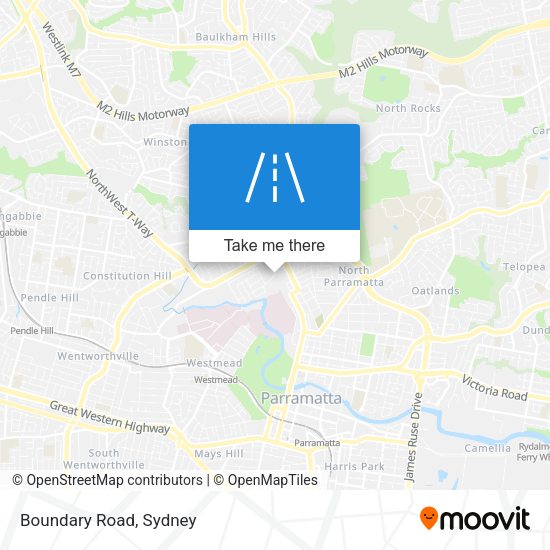 Boundary Road map