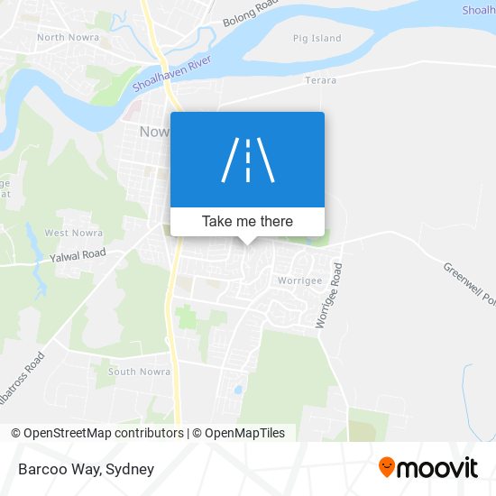 Barcoo Way map