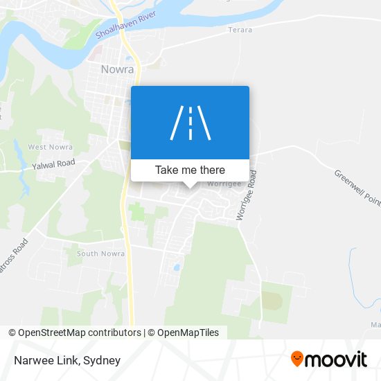 Mapa Narwee Link