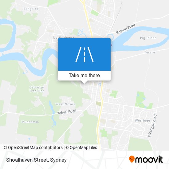 Shoalhaven Street map