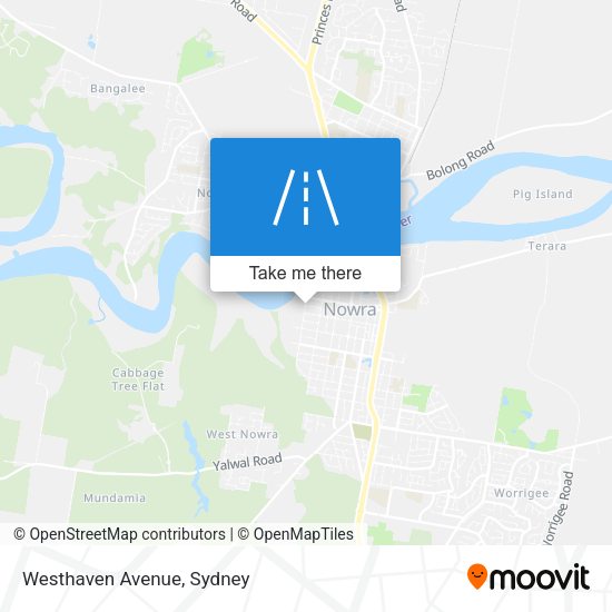 Westhaven Avenue map