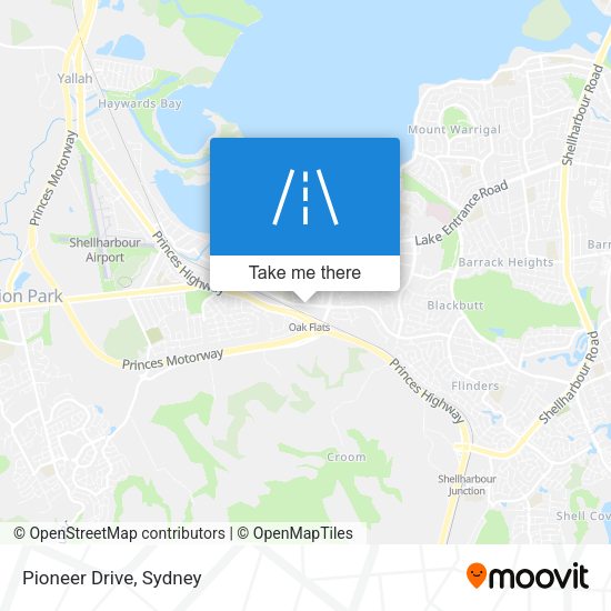 Pioneer Drive map