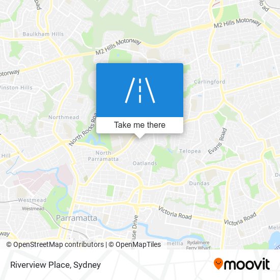 Mapa Riverview Place