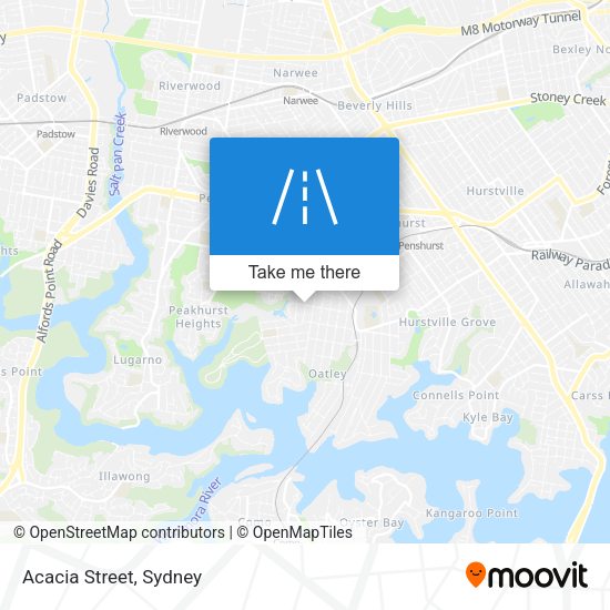 Acacia Street map