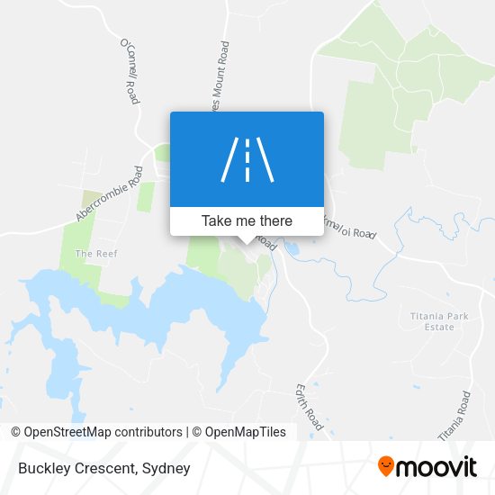 Buckley Crescent map
