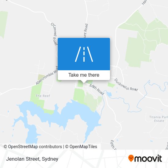 Jenolan Street map