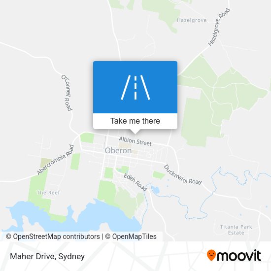 Maher Drive map