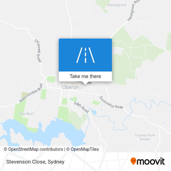 Stevenson Close map