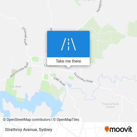 Strathroy Avenue map