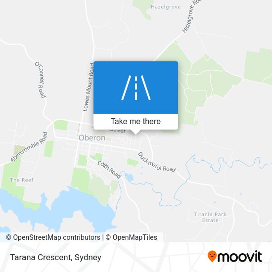 Tarana Crescent map