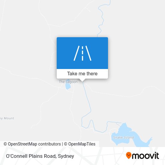 O'Connell Plains Road map