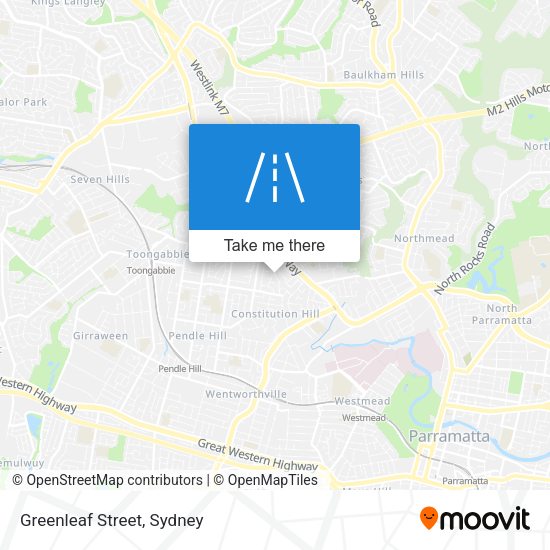 Greenleaf Street map