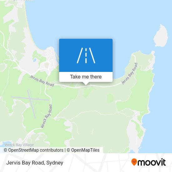 Jervis Bay Road map