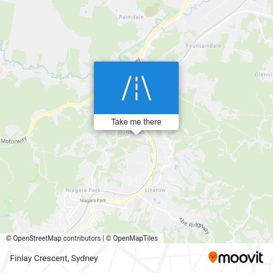 Finlay Crescent map
