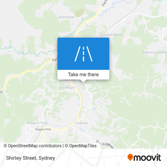 Shirley Street map