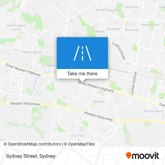 Sydney Street map