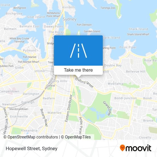 Hopewell Street map