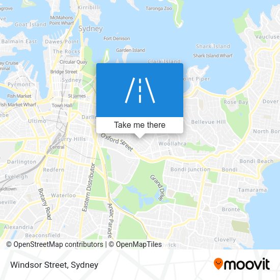 Windsor Street map