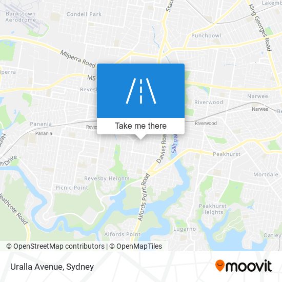 Uralla Avenue map