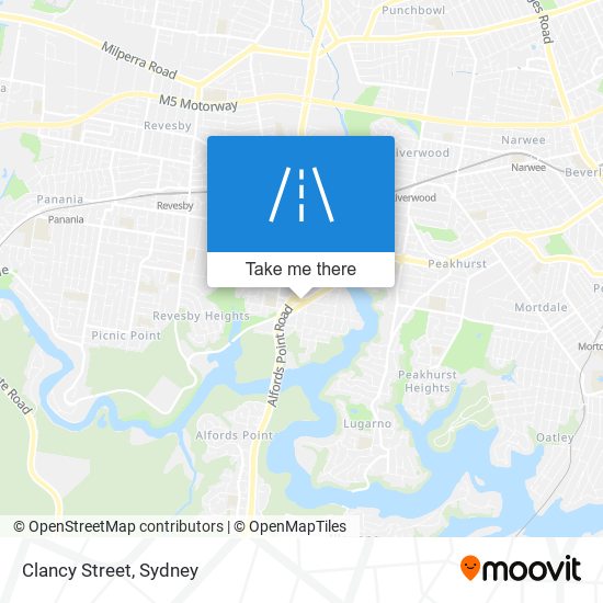 Clancy Street map