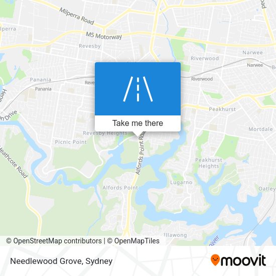 Needlewood Grove map