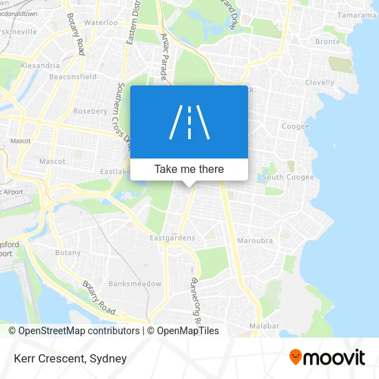 Kerr Crescent map