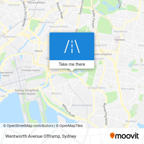 Wentworth Avenue Offramp map