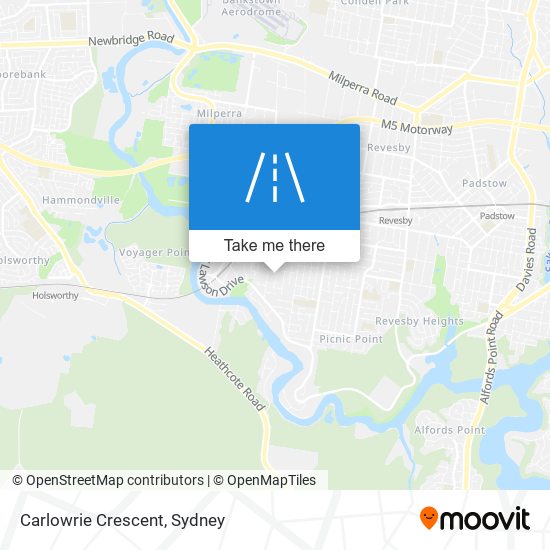 Carlowrie Crescent map