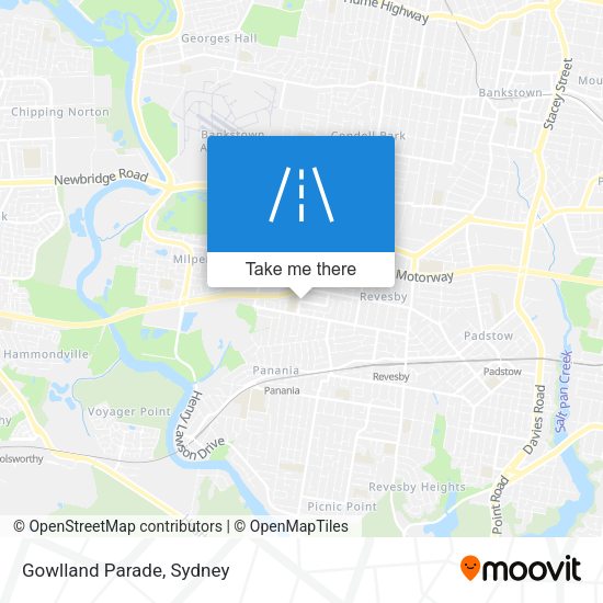 Gowlland Parade map