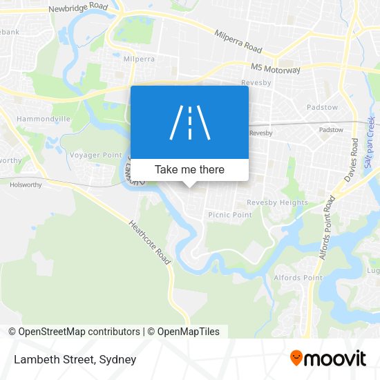 Lambeth Street map
