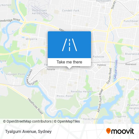 Tyalgum Avenue map