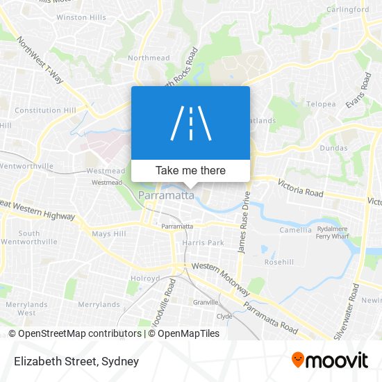 Elizabeth Street map