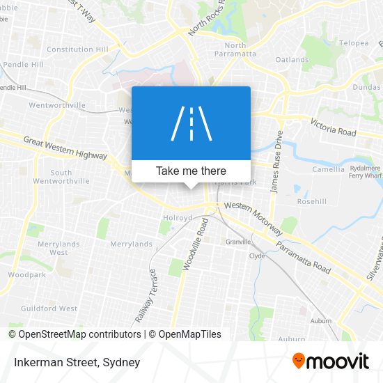 Inkerman Street map