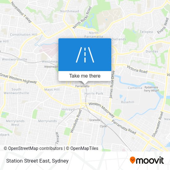 Station Street East map