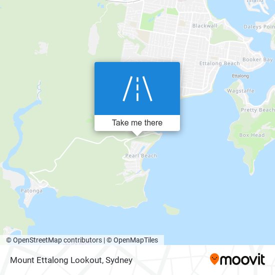 Mount Ettalong Lookout map